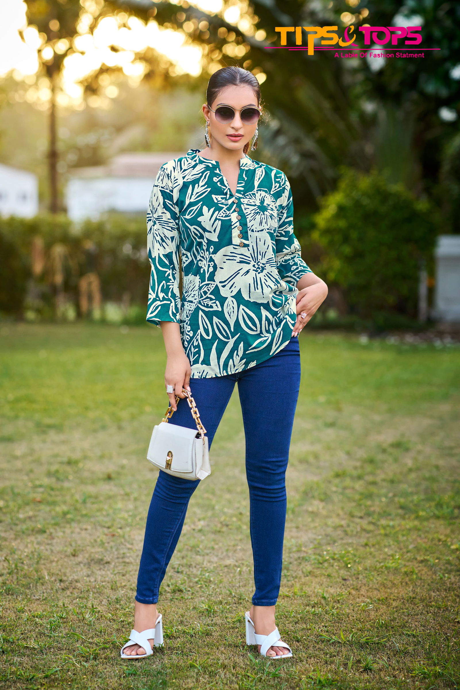 Baby Vol 7 By Tips And Tops Rayon Printed Western Ladies Tops Wholesale Online